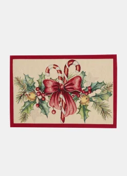 Tovaglietta rettangolare in misto cotone jacquard*Croff Discount