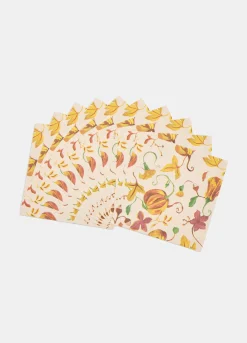 Tovaglioli in carta con stampa autunnale Made in Italy*Croff Sale