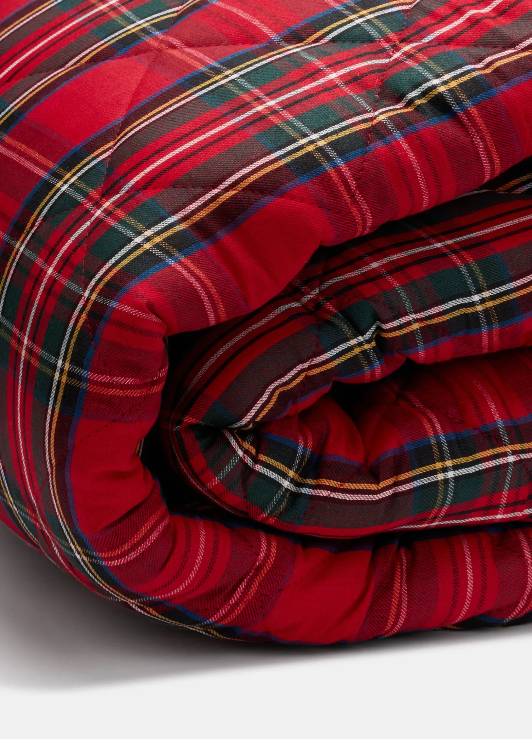 Trapunta a due piazze in cotone a scacchi*Croff Clearance