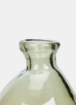 Vaso alto oblungo in vetro colorato*Croff Sale