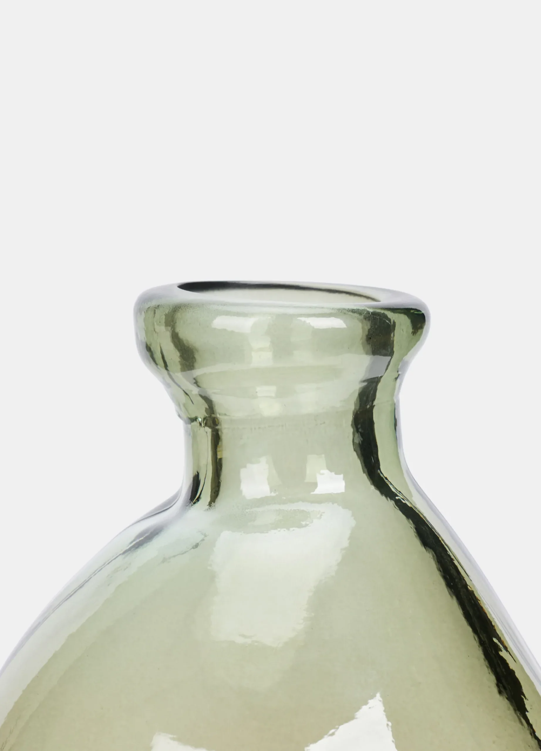 Vaso alto oblungo in vetro colorato*Croff Sale