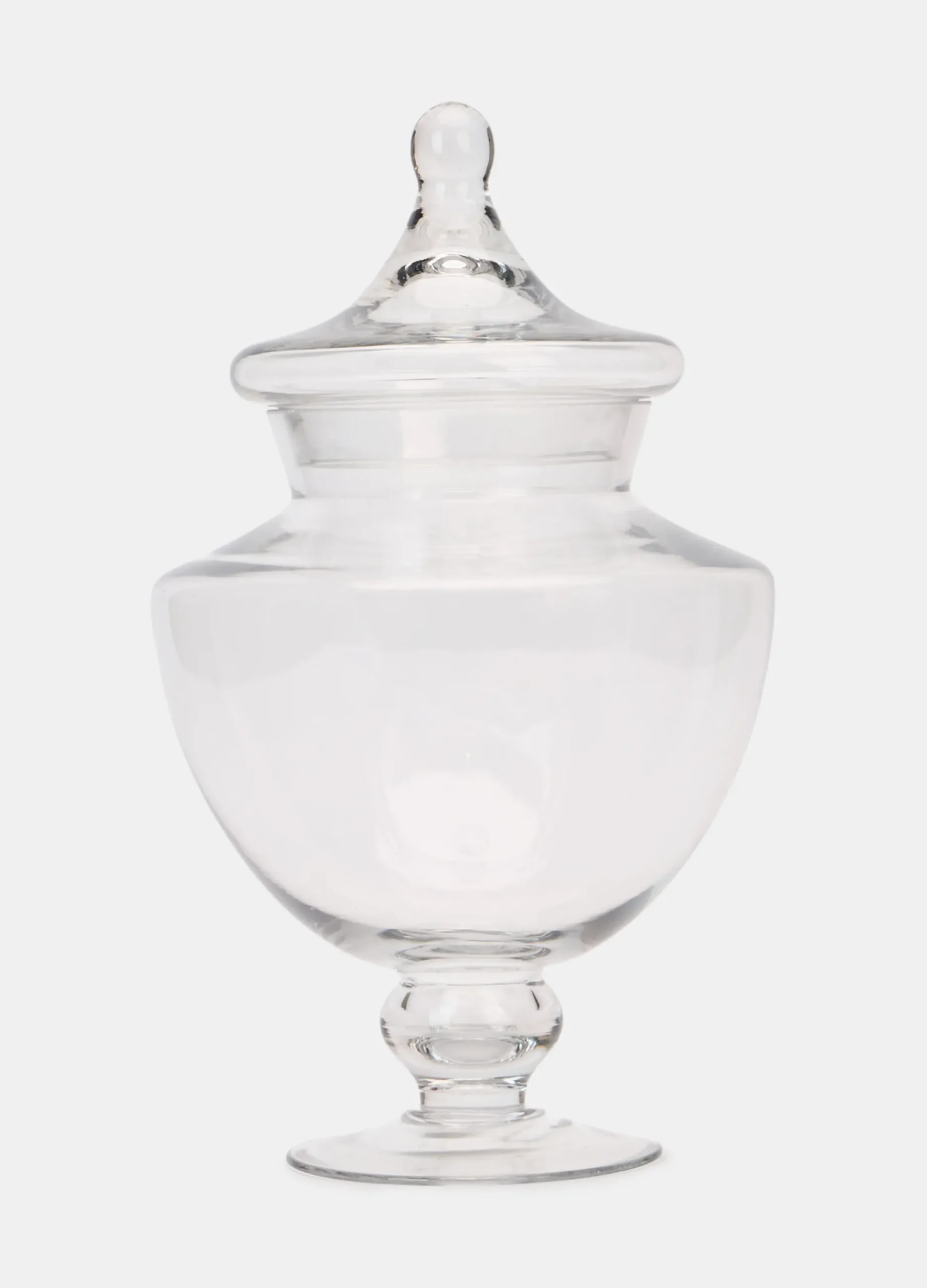 Vaso porta caramelle in vetro con coperchio*Croff New