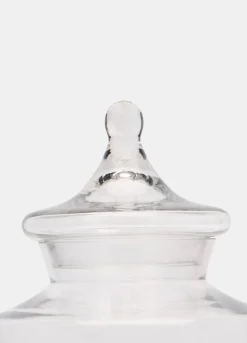 Vaso porta caramelle in vetro con coperchio*Croff New