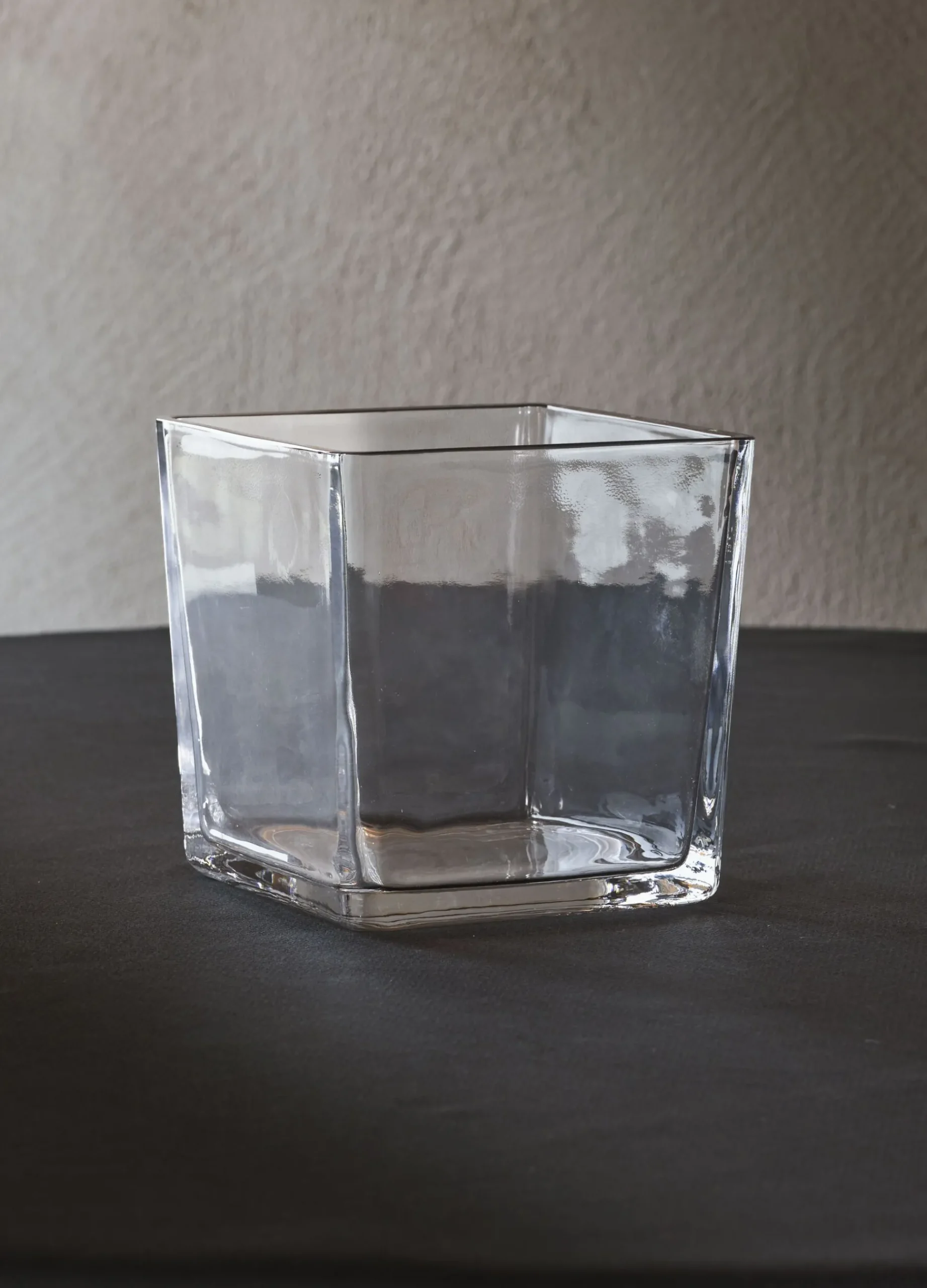 Vaso squadrato piccolo in vetro spesso*Croff Hot