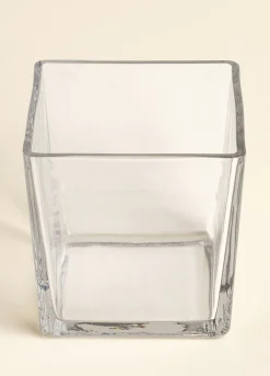 Vaso squadrato piccolo in vetro spesso*Croff Hot