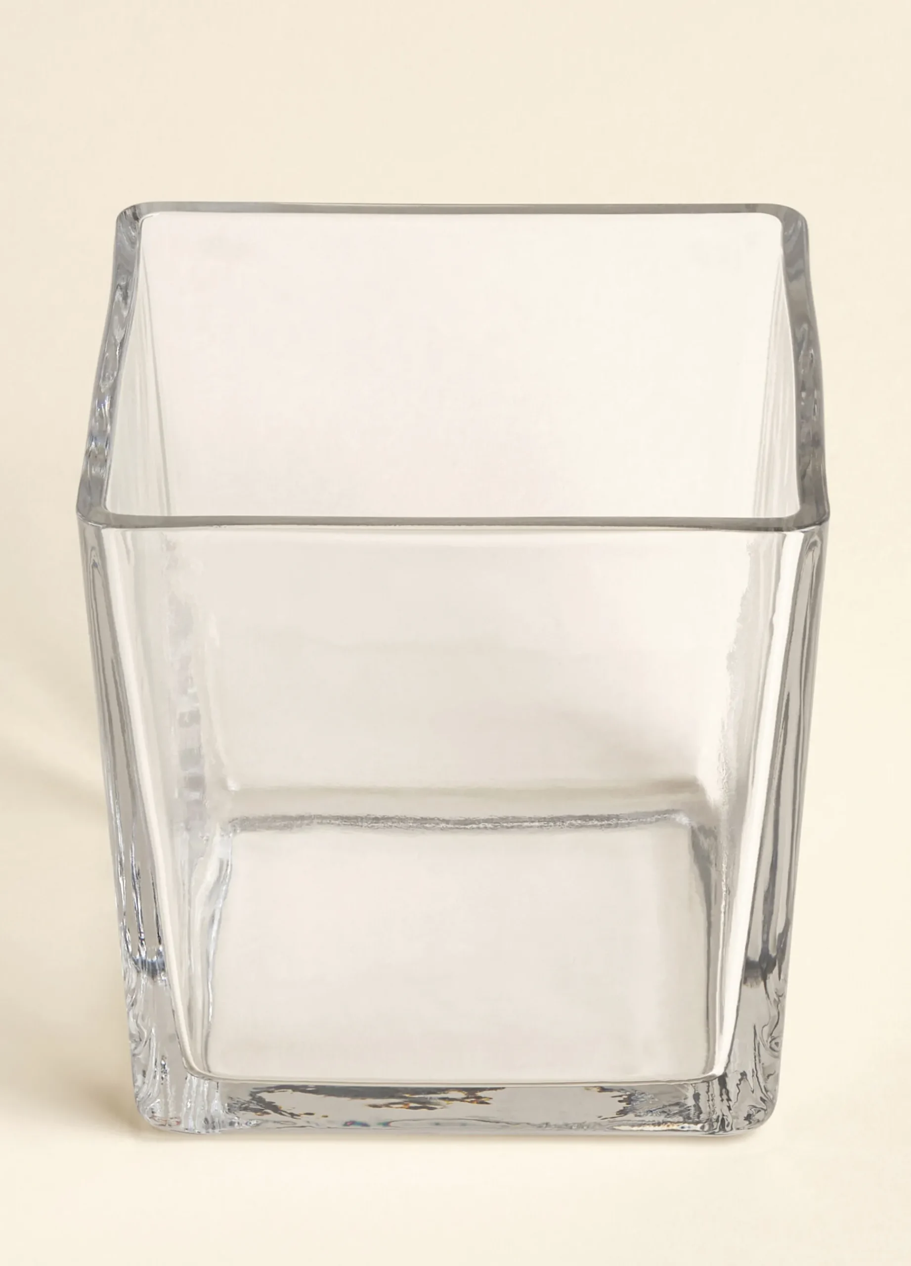 Vaso squadrato piccolo in vetro spesso*Croff Hot