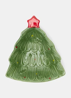 Vassoietto albero di Natale in ceramica colorata*Croff Outlet