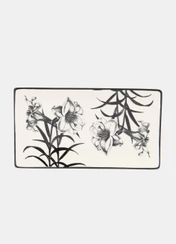 Vassoio bicolore in ceramica*Croff