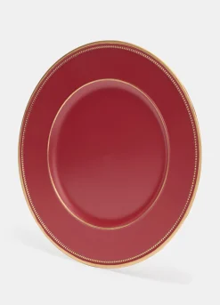 Vassoio ovale con bordo dorato*Croff Outlet