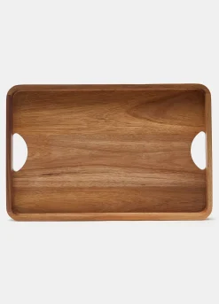 Vassoio rettangolare in legno di acacia*Croff Clearance