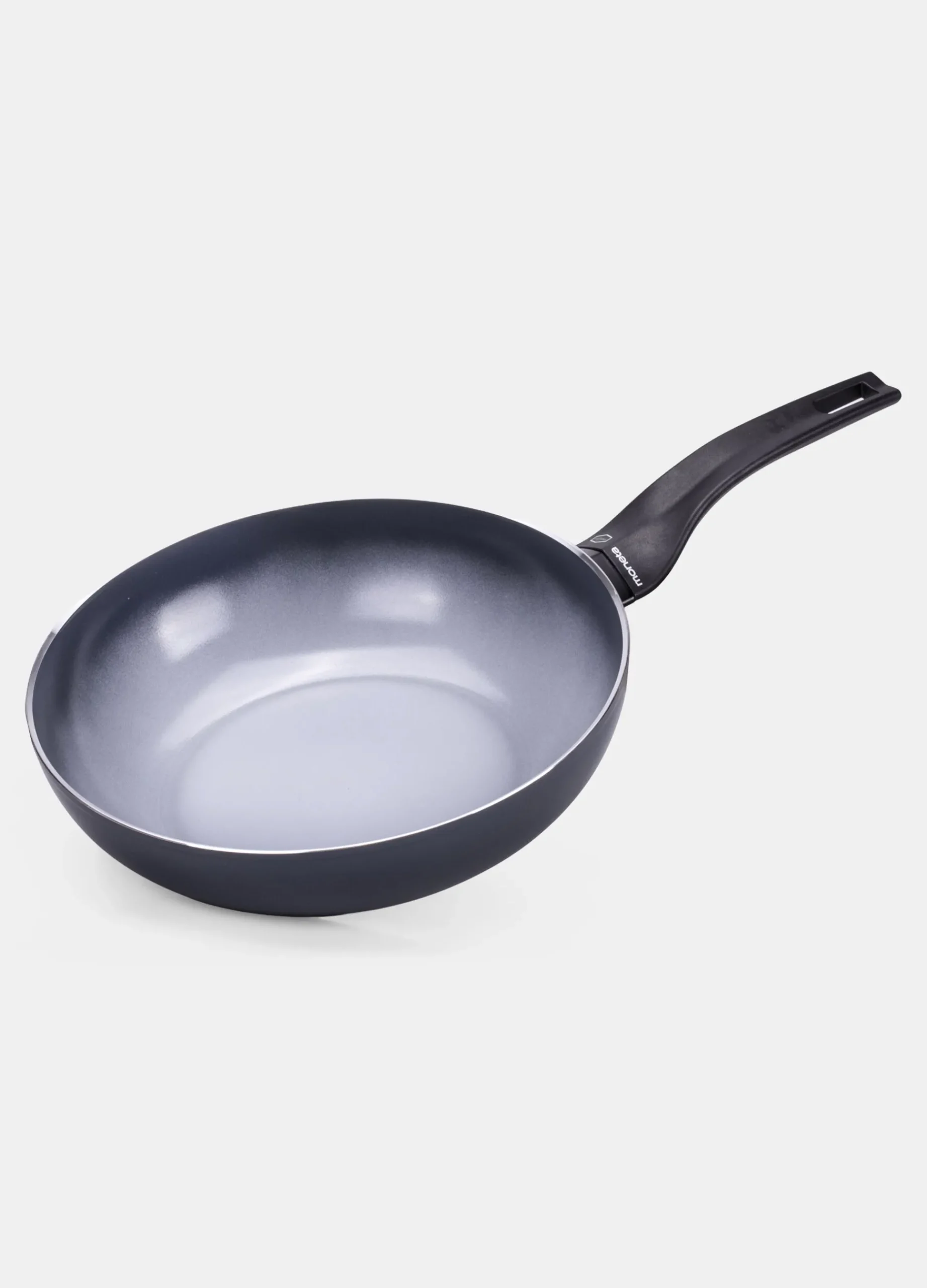 Wok Aria 1 manico 28 cm in alluminio 100% riciclato Made in Italy*Croff New