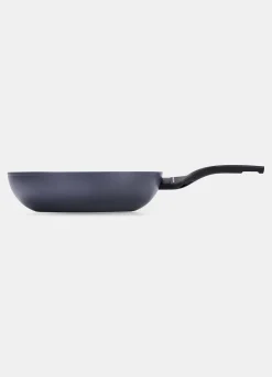 Wok Aria 1 manico 28 cm in alluminio 100% riciclato Made in Italy*Croff New