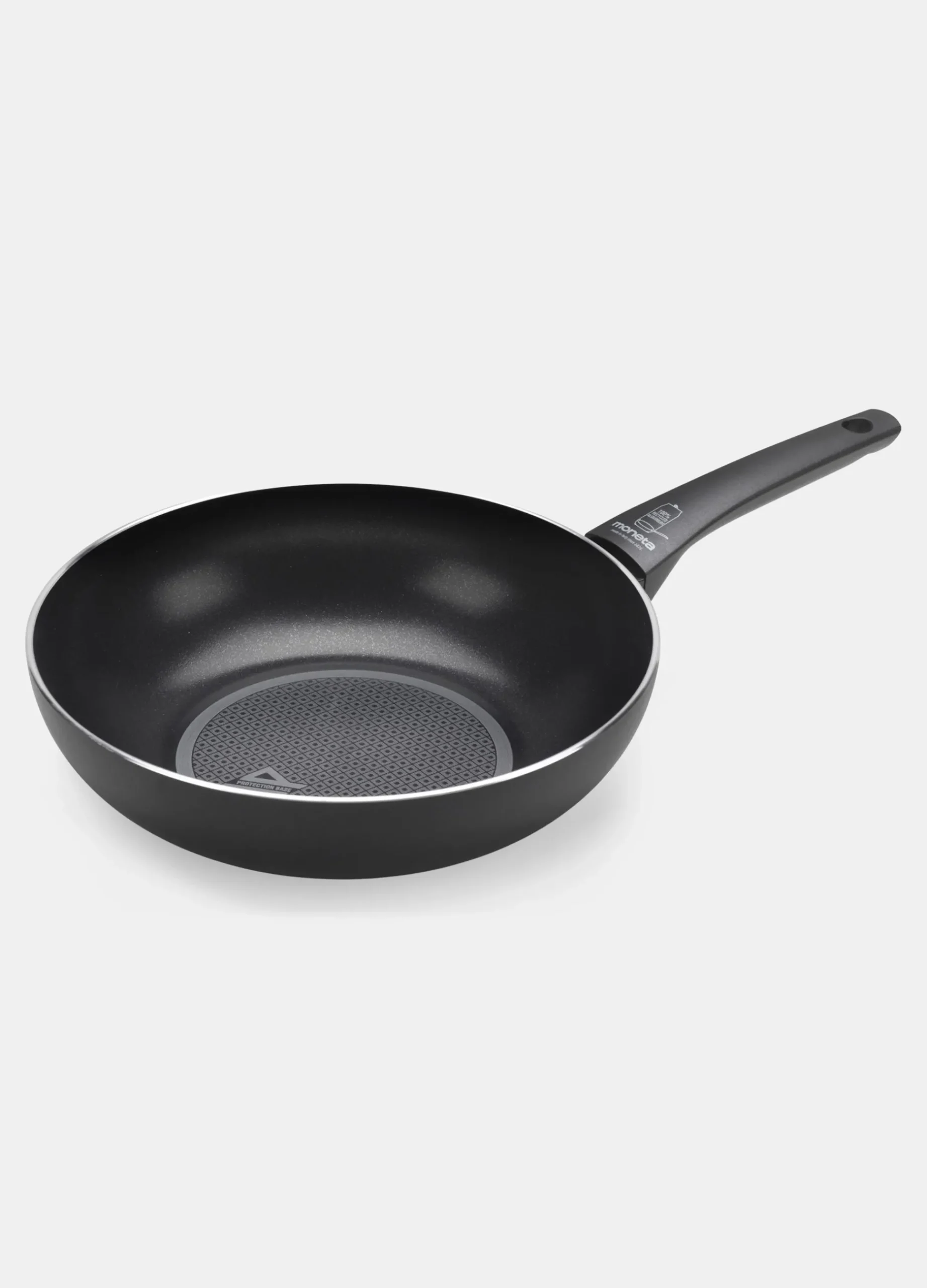 Wok Recy 1 manico in alluminio 100% riciclato 28cm Made in Italy*Croff Best